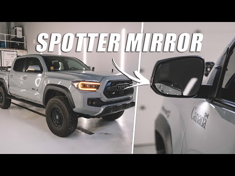 Blind Spot Mirror for Toyota Tacoma OEM Replacement - Spotter Mirror Installation