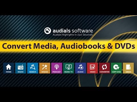 Audials 2018 in 240 Seconds: Convert Media, Audiobooks and DVDs