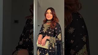 Black Embellished Chiffon Gharara Size XXL - Video 3