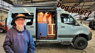 Dog Gate In a Van! Small but Fits EVERYTHING Needed