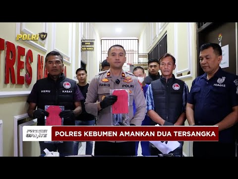 PRESISI UPDATE: POLRES KEBUMEN UNGKAP PENYALAHGUNAAN NARKOTIKA 01/05/25 (08.00)
