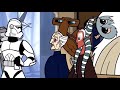 General Grievous getting shot in the face with a rocket