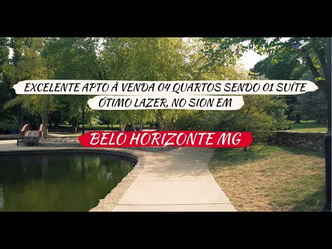 EXCELENTE APTO À VENDA 04 QUARTOS SENDO 01 SUÍTE E ÓTIMO LAZER, NO SION EM BELO HORIZONTE MG