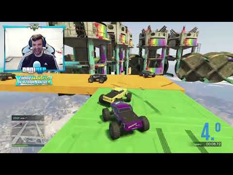 CARRERA DE GTA QUE HIZO ENFADAR A DANIREP, IBAI, DJMARIO, AURONPLAY Y AMIGOS!!