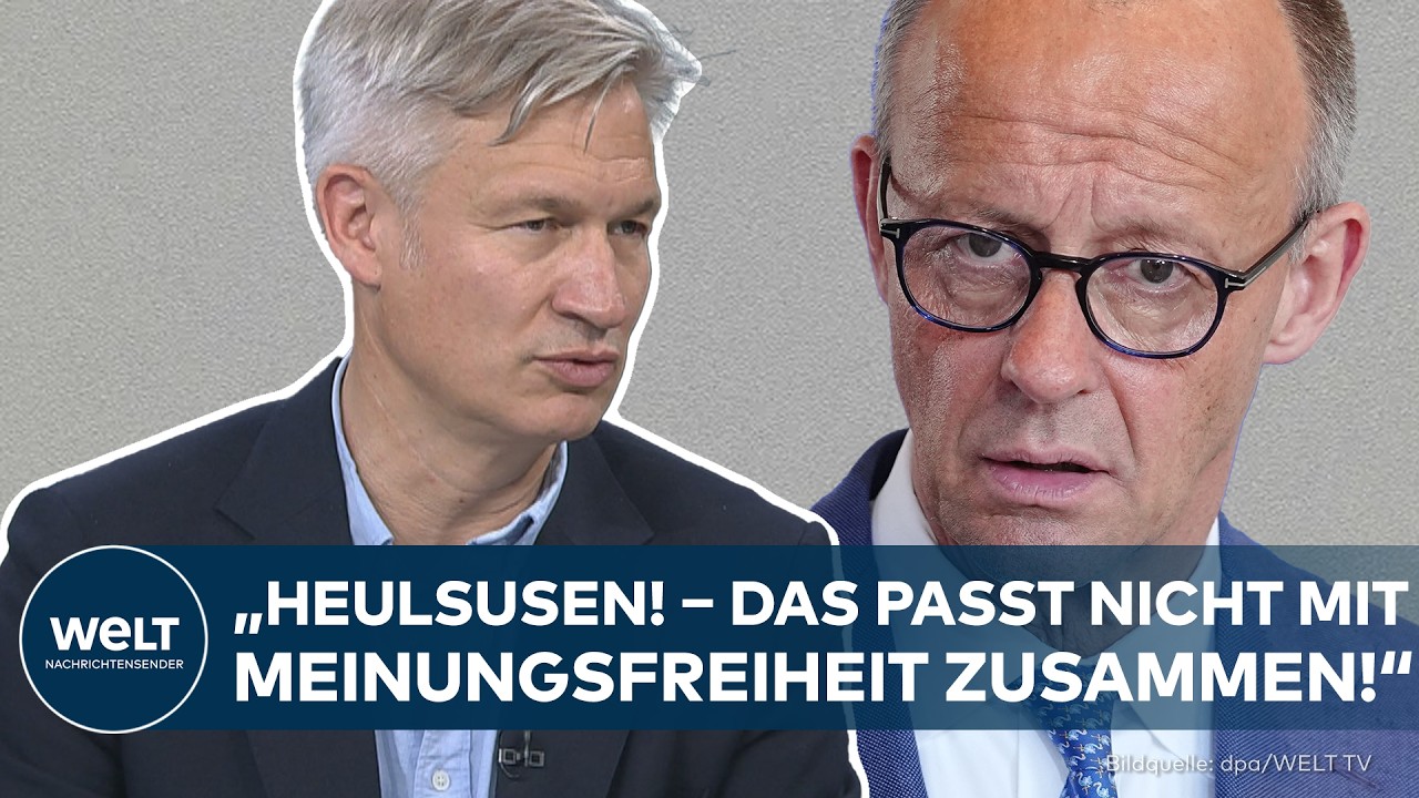DEUTSCHLAND: „Heulsusen! Lächerlich!“ Ulf Poschardt über den Umgang von Politikern mit Beleidigungen