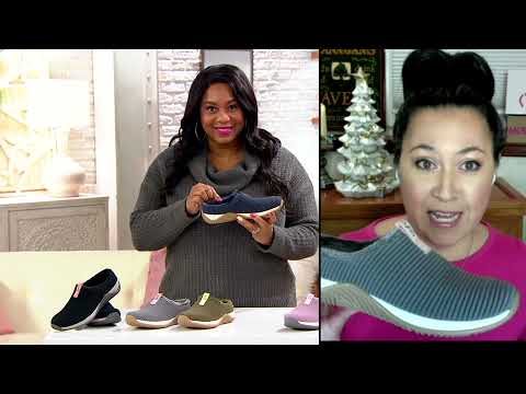 Ryka Knit Indoor/Outdoor Mules -Echo on QVC