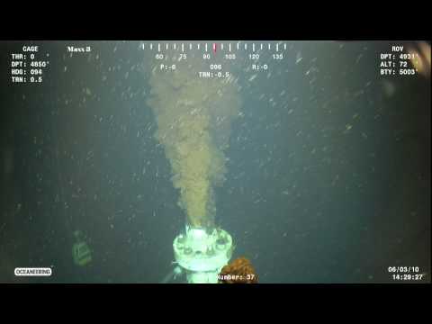BP Oil Spill Footage (High Def) - Leak at 4840' - June 3 2010 (1 of 4)