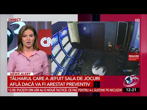 Jaf la o sală de jocuri din Bucureşti. Un bărbat mascat, înarmat cu un cuţit, a furat 7.000 de lei