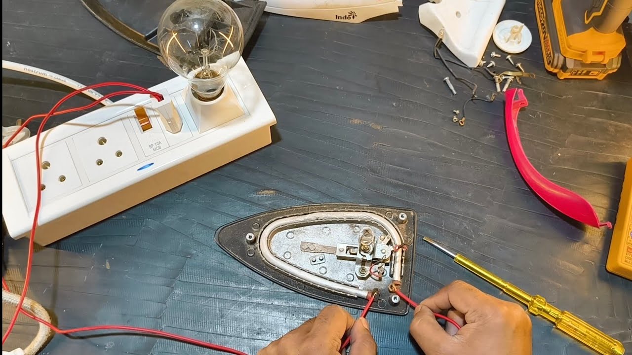 Dry iron Repairing | iron/press coil change