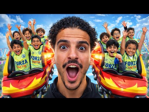 HE ALMOST THREW UP! | THE SIX FLAGS VLOG!! | Forza Taktik