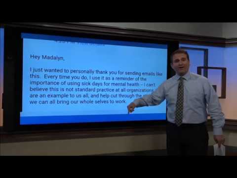 Using sick time for a 'mental health day?"