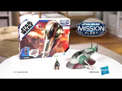 Star Wars Mission Fleet Starship Skirmish, Boba Fett and Starship Toy for Kids, 2.5-Inch-Scale Figure and Vehicle thumbnail