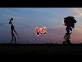 Siren Head VS Sonic EXE From Sonic The Hedgehog 2