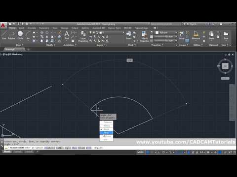 AutoCAD Tutorial Circle Command 3 Point 2 Point Tan Tan Radius Tangent Circles