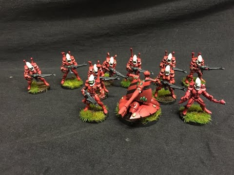 How to paint and base Eldar Guardians for Warhammer 40k