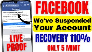 we suspend your account facebook 2023 | suspended facebook account recovery 2023