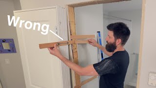 The Foolproof Door Hanging Method!