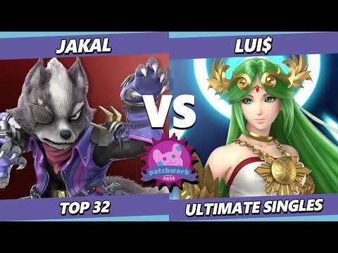 Patchwork 2025 - Jakal (Wolf) Vs. Lui$ (Palutena) Smash Ultimate - SSBU