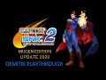 Capcom Vs SNK 2 MUGEN Playthrough Demitri Maximoff CVS2 Style By DGO