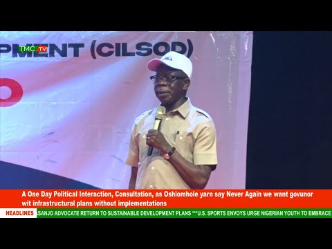 Never Again we want govunor wit infrastructural plans without implementations - Oshiomhole