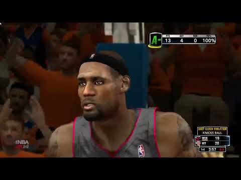 NBA 2K14 - 2017 NBA PLAYOFFS EASTERN CONFERENCE FINALS | KNICKS VS HEAT | GAME 1 & 2