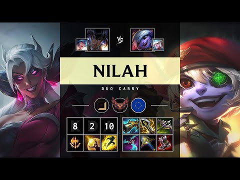 Nilah ADC vs Tristana: Triple Kill, Dominating - EUW Grandmaster Patch 14.24