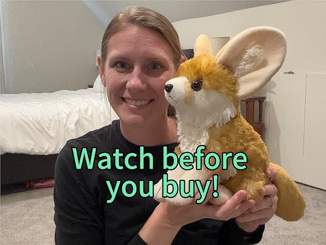 Vídeo relacionado con Wild Republic Cuddlekins Mini Zorro Fennec, Animales de Peluche, 20 cm, Regalo Recién Nacido, Peluches para Niños, Juguete de Peluche, Peluches para Niñas, Elaborado con Botellas Recicladas