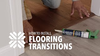 How to Install Transitions for Hardwood Flooring (Reducer, Threshold, T-Mold) | LL Flooring