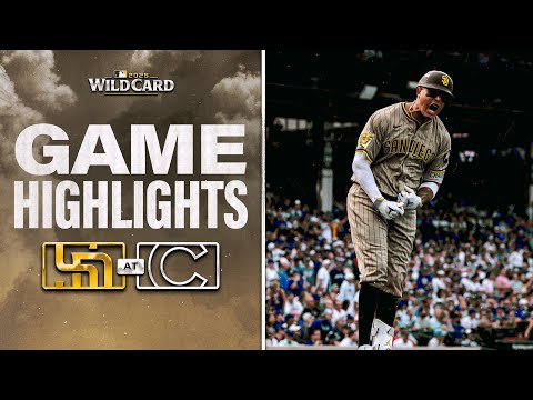 Padres vs. Cubs NL Wild Card Game 2 Highlights (10/01/25) | MLB Highlights