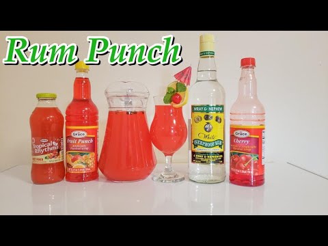 How To Make Jamaican Rum Punch | Rum Punch