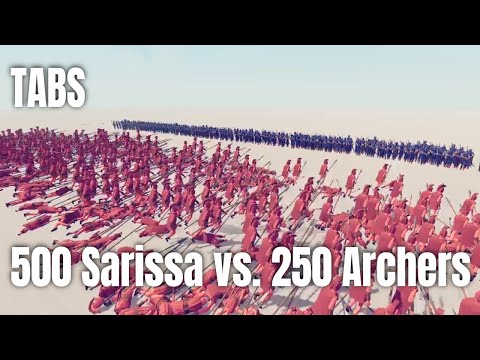 TABS - 500 Sarissa vs. 250 Archers