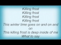 Slapshot - Killing Frost Lyrics