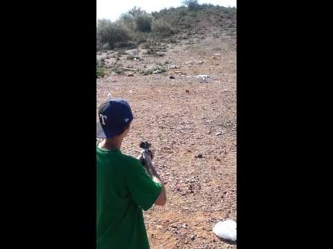 Travis shooting the Ruger 10/22 LR