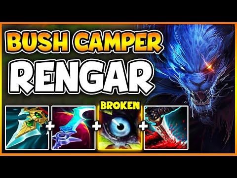 RENGAR TOP IS THE MOST BROKEN THING I'VE EVER PLAYED (CAMP THE BUSHES)