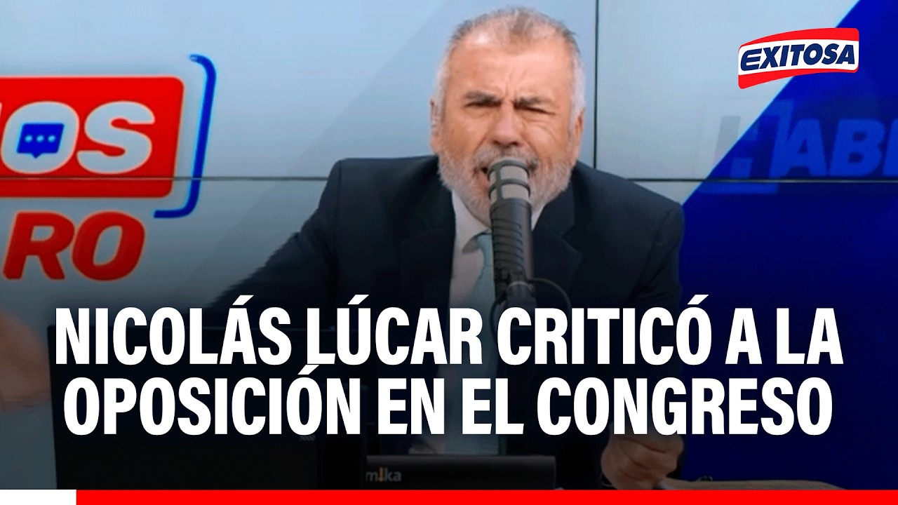 🔴🔵 Nicolás Lúcar criticó a la oposición en el Congreso: "¿Cuál es el plan que tienen?"
