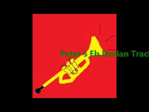 Eb dorian swing 180 bpm backing track