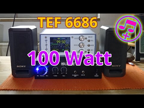 TEF6686 UKW-Radio mit 100W-Verstärker 🎵 unglaublicher Sound super Empfang!