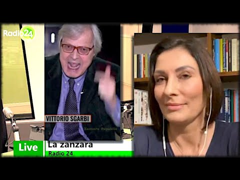 Vittorio Sgarbi litiga con Parenzo mentre è collegato in Tv - La Zanzara 21.2.2022