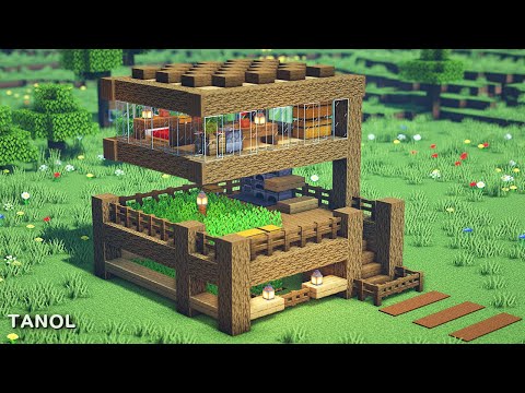 타놀 게임즈-Tanol Games - ⚒️ Minecraft | How To Build a Small Survival Wooden House