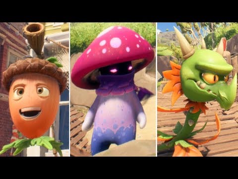 Acorn, Nightcap, Snapdragon GARDEN OPS - Plants vs Zombies Battle For Neighborville (Town Center)