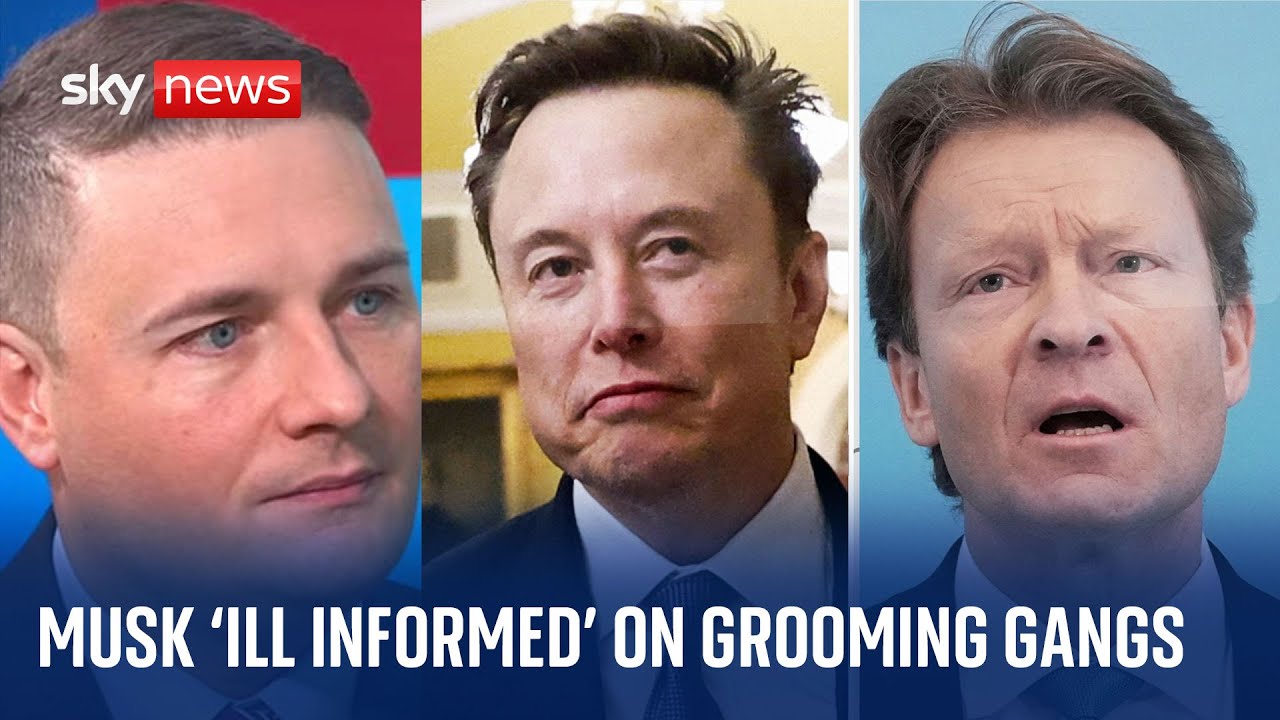 Labour criticises Elon Musk over 'ridiculous' grooming gangs intervention