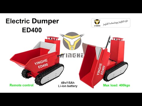 ED400 Electric dumper 400kgs - Remote control -crawler