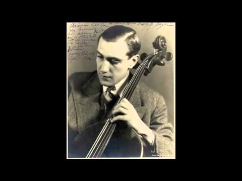 Shostakovich Cello Sonata op.40 - Gregor Piatigorsky & Valentin Pavlovsky (1940)