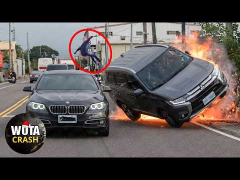 110 Car Crashes Featuring Idiots in Cars Dash Cam Owners Compilation