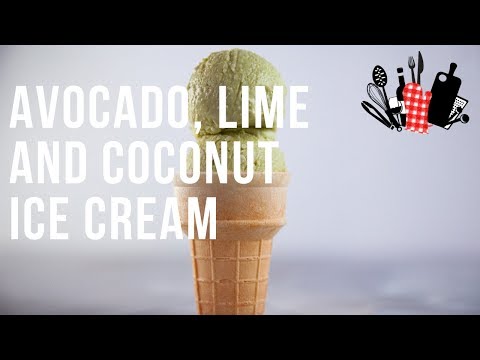 Avocado, Lime and Coconut Ice Cream | Everyday Gourmet S9 Ep4