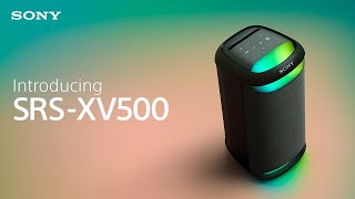 Video thumbnail for Introducing the Sony SRS-XV500 X-Series Wireless Party Speaker by Sony Europe