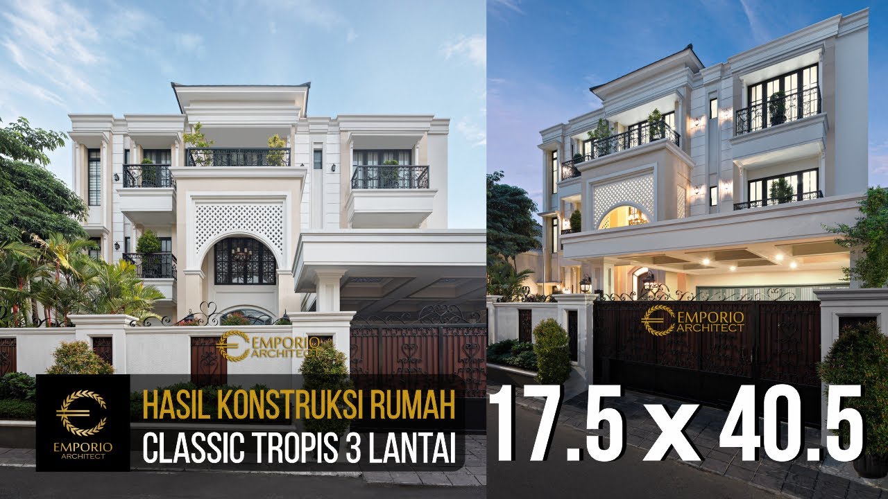 Video Hasil Konstruksi Mrs. INS Classic House 3 Floors Design - Jakarta