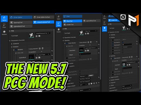 How To Use the NEW UE5.7 PCG Mode, and Tips To Make It MORE Powerful!