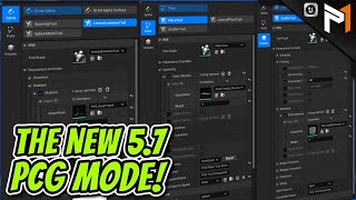 How To Use the NEW UE5.7 PCG Mode, and Tips To Make It MORE Powerful!