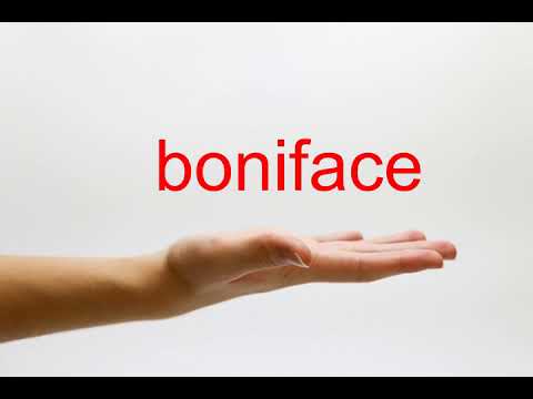 How to Pronounce boniface - American English